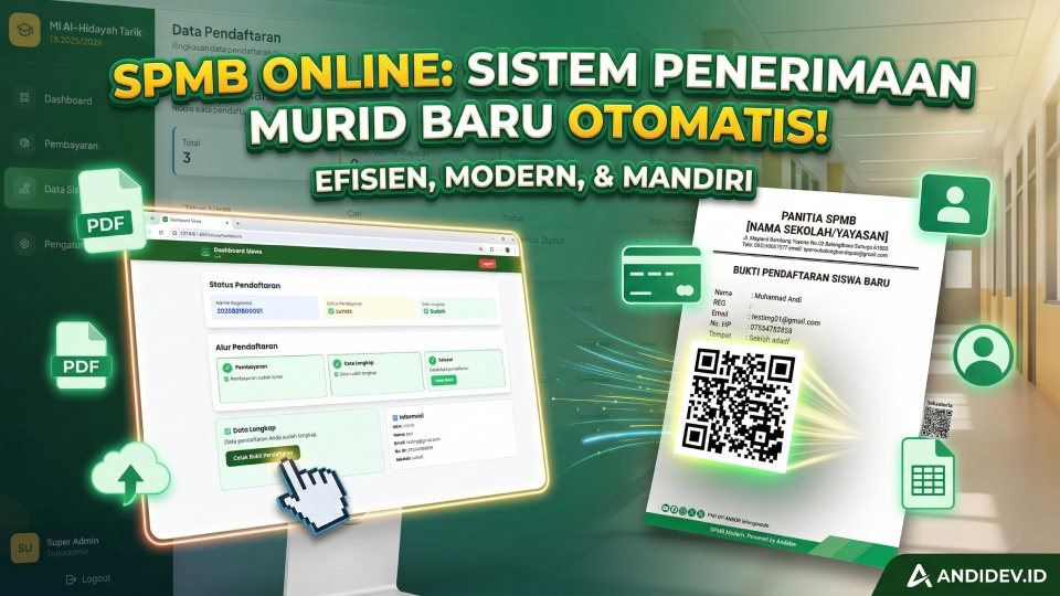 Sistem Penerimaan Murid Baru – SPMB Online — Aplikasi Web