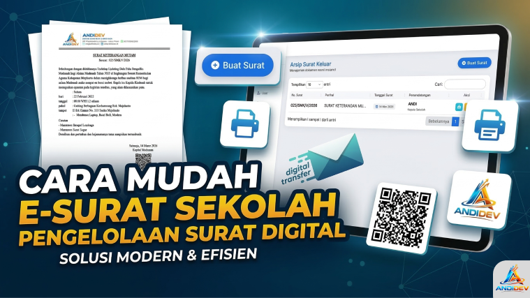 Aplikasi E‑Surat Sekolah & Madrasah — Aplikasi Web