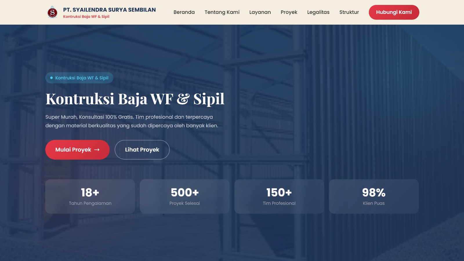 Web PT Syailendra